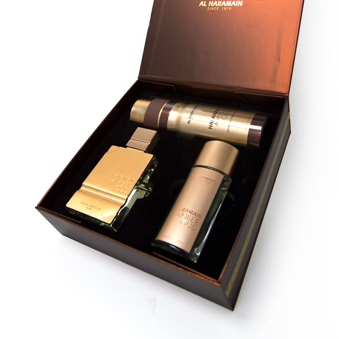 Amber Oud Gold Edition Perfume Giftset