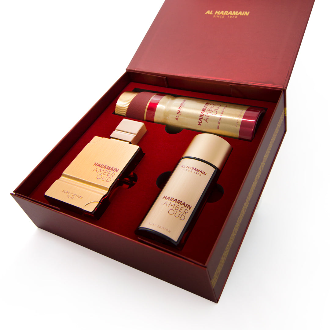 Amber Oud Ruby Edition Perfume Gift Set