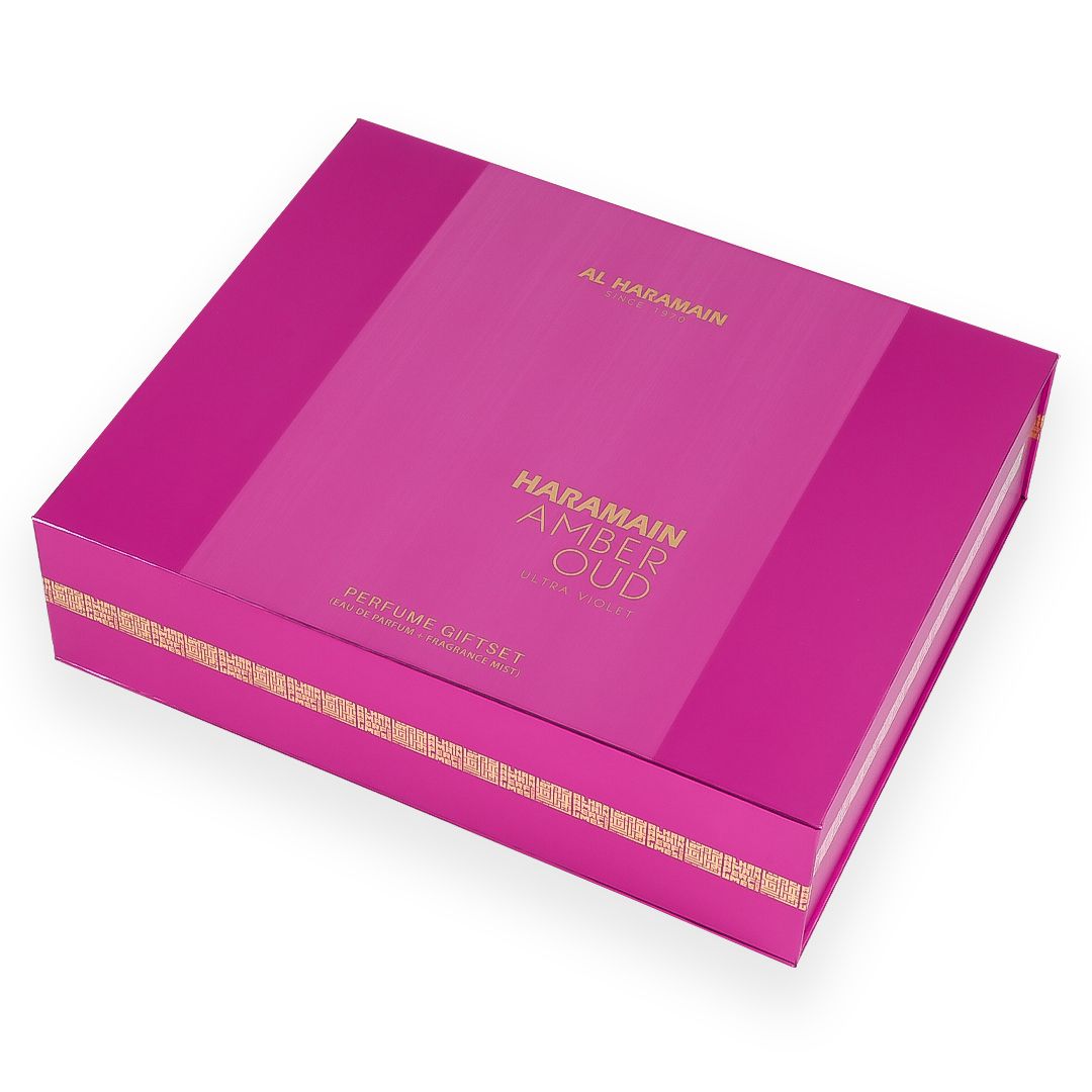 AMBER OUD ULTRA VIOLET PERFUMERY GIFT SET WITH BODYMIST (75ML+30ML+BODY MIST)