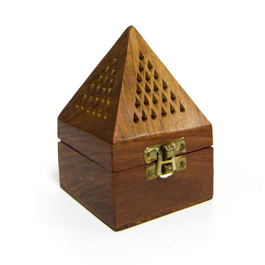 Wooden Pyramid Burner Small - Al Haramain Perfumes