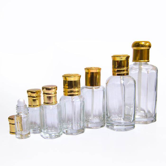 Plain Empty Bottle Dozen 6ml - Al Haramain Perfumes